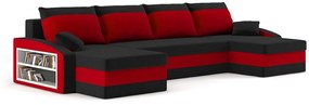 Expedo Canapea extensibilă în formă de U EVELYN 2,300x75x140,haiti 17/haiti 18,stânga
