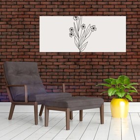 Tablou - Floare de pajiște N⁰1 (120x50 cm)