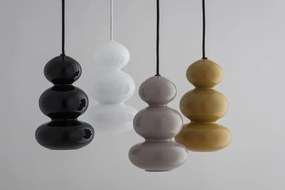 Lustra suspendata din Sticla, Alb, ORLANDO