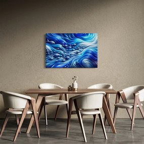 Tablou – Pești în valuri (90x60 cm)