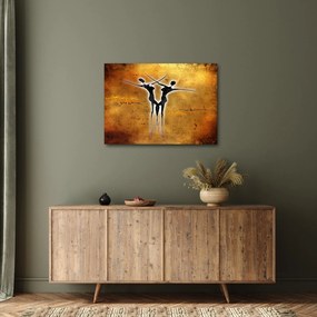 Tablou perechii dansând pictate (70x50 cm)