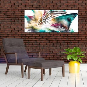 Tablou - Acuarelă mare (120x50 cm)