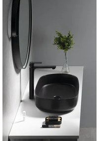 Baterie de lavoar Sapho PAX 31,5 cm negru mat