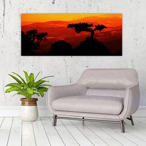 Tablou -Apus de soare (120x50 cm)