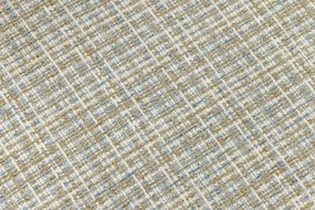 Set 2 scaune stil retro cu tesatura in carouri LYON albastru