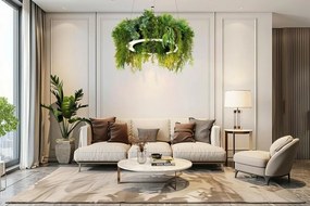Lustra LED cu telecomanda Garden 70 negru