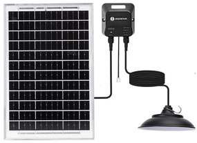 Lustră LED solară Aigostar LED/70W/12V 6000 mAh 6500K d. 23,5 cm