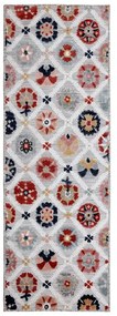 Covor de exterior gri tip traversă 230x80 cm Flora - Flair Rugs