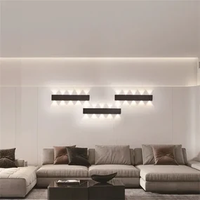 Aplica Led, Elit's, 15W+14W, Negru