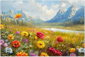 Tablou - Peisaj pictat (90x60 cm)