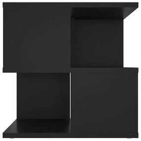 Masa laterala, negru, 40x40x40 cm, PAL 1, Negru