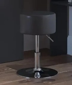 Masuta machiaj cu Oglinda LED si 5 Sertare pentru Cosmetice, Set Masa toaleta 120 cm, Negru, masuta cosmetica, vanity - SEN256