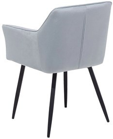 Set 2 buc. scaune pentru sufragerie Jardim (gri deschis). 1009948