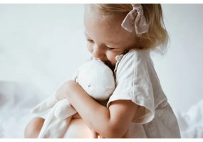 Pluș de îmbrățișat cu sunete și lumină Moonie iepuraș 2.0 organic polar