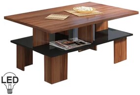 Masă de cafea Sudbury 2 (prun + Negru lucios). 780023