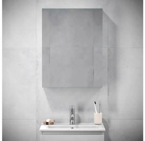 Dulap de baie cu oglindă BATH DELUXE 02-050-63-01-01 KENWOOD 65x50 cm alb