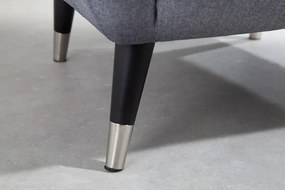 Fotoliu design clasic DON antracit