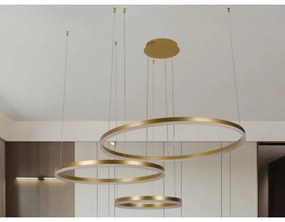 Lustră LED dimabilă pe cablu LED/125W/230V 3000-6500K + telecomandă