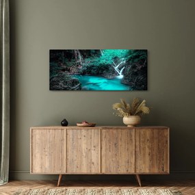 Tablou - Oază turcoaz (120x50 cm)