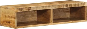 vidaXL Dulap TV montat pe perete 80x30x19 cm, lemn masiv de mango brut