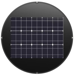 Lampă stradală solară cu senzor LUVIA LED/15W/3,2V 4000K IP54 5400 mAh+telecomandă