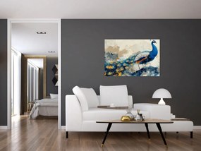 Tablou - Peacock, pictură (90x60 cm)