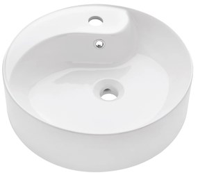 Invena Marbella lavoar 46x46 cm rotund alb CE-49-001