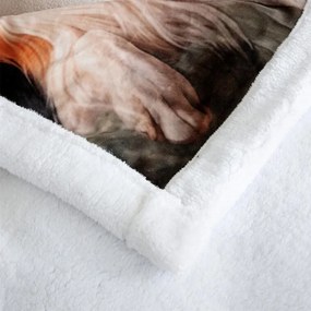 Pătură cu blăniță CÂINI 150 x 200 cm