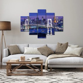 Tablou metropolei nocture (150x105 cm)