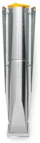Suport prindere pentru uscator de rufe exterior Brabantia 90300213, Ø50mm, Metal galvanizat, In pamant sau beton, Inox