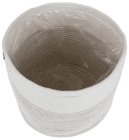 TEMPO-KONDELA MEZON, huse pentru ghivece, set de 3, alb/ model