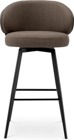 Scaun de bar design elegant LUX Camerota, Scalea grey