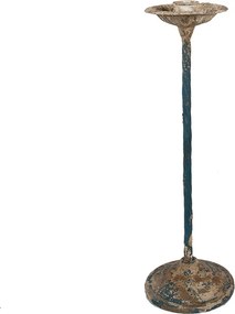 Suport de lumanare, din metal, Ø 11x35 cm, aspect vintage, Light