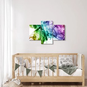 Tablou - fum colorat (90x60 cm)