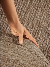 Covor în culoare naturală închisă reversibil/țesut manual din iută 160x230 cm Braided – Hanse Home