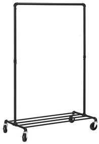 Cuier mobil de podea LINEA, negru