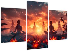 Tablou - Yoga în natură (90x60 cm)