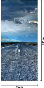 Fototapet pentru ușă - Drum în furtună (95x205cm)