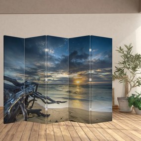 Paravan - Marea în apus de soare (210x170 cm)