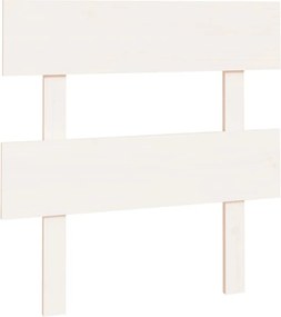 vidaXL Tăblie de pat, alb, 103,5x3x81 cm, lemn masiv de pin