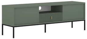 Comodă TV SUE, verde/negru