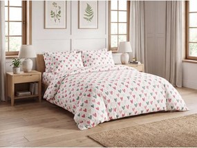 Lenjerie de pat creponata CUPIDA POLY cu model. Dimensiune lenjerie de pat: 70 x 90 cm | 140 x 200 cm