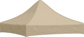 vidaXL Acoperiș pentru cort de petrecere, bej, 2 x 2 m, 270 g/m²
