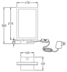Lampă LED dimabilă de masă BARD LED/15W/230V antracit Fabas Luce 3394-30-282