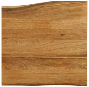 Blat masa cu margini, 60x60x3,8 cm, lemn masiv mango