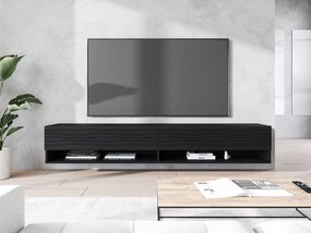 Dulap TV de perete Adenuk 140 MDF (Negru + Negru) . 1106326