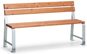 Banca de exterior Mezzo cu spatar - 1,5 m, teak
