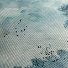 Tablou - Pictură cu lună plină (120x50 cm)