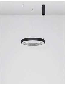 Lustra LED dimabila, design modern PRESTON, 40cm negru NVL-9865140
