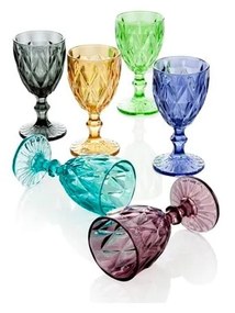 Set 6 pahare Diamante Goblet, 250 ml